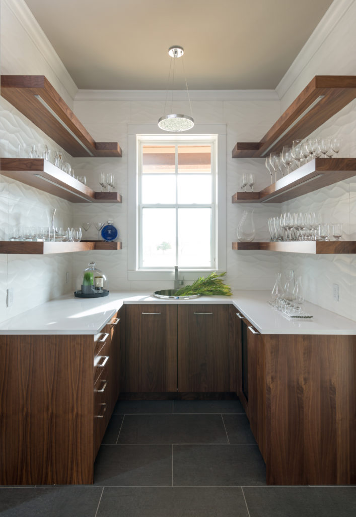 A Butler's Pantry designed by Traci Connell