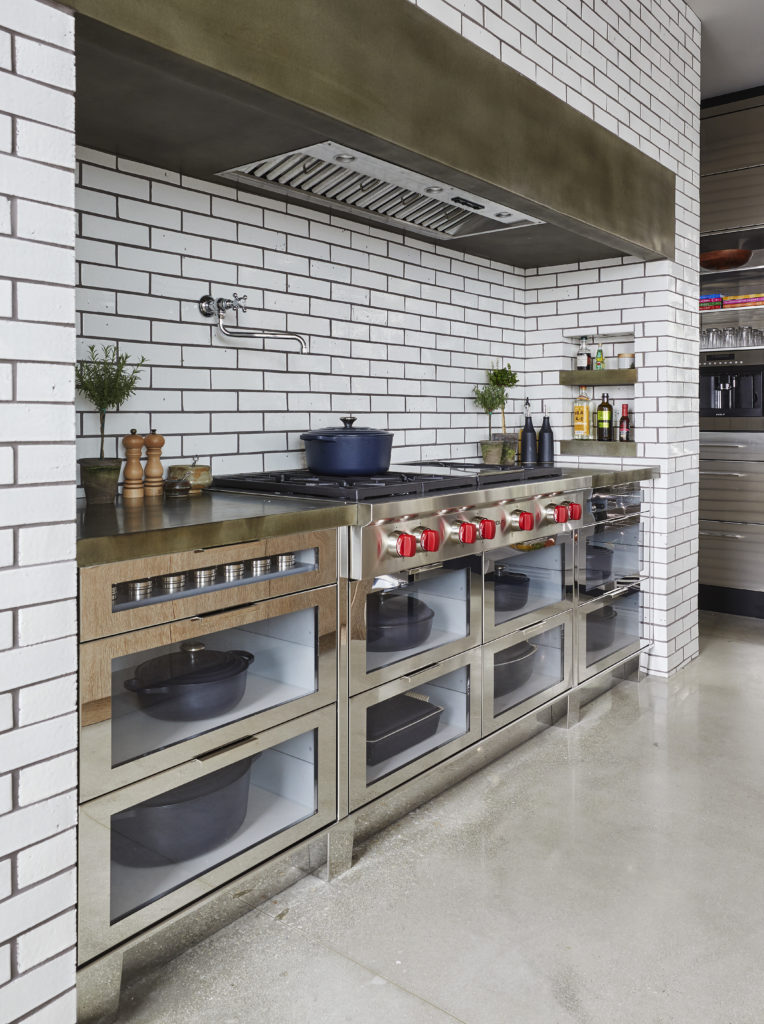 built-in cookware drawers